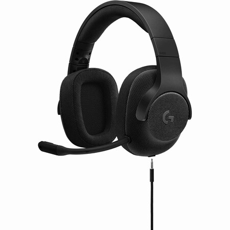 Logitech G433 7.1 Wired Surround Gaming Headset (Black) 981-000708